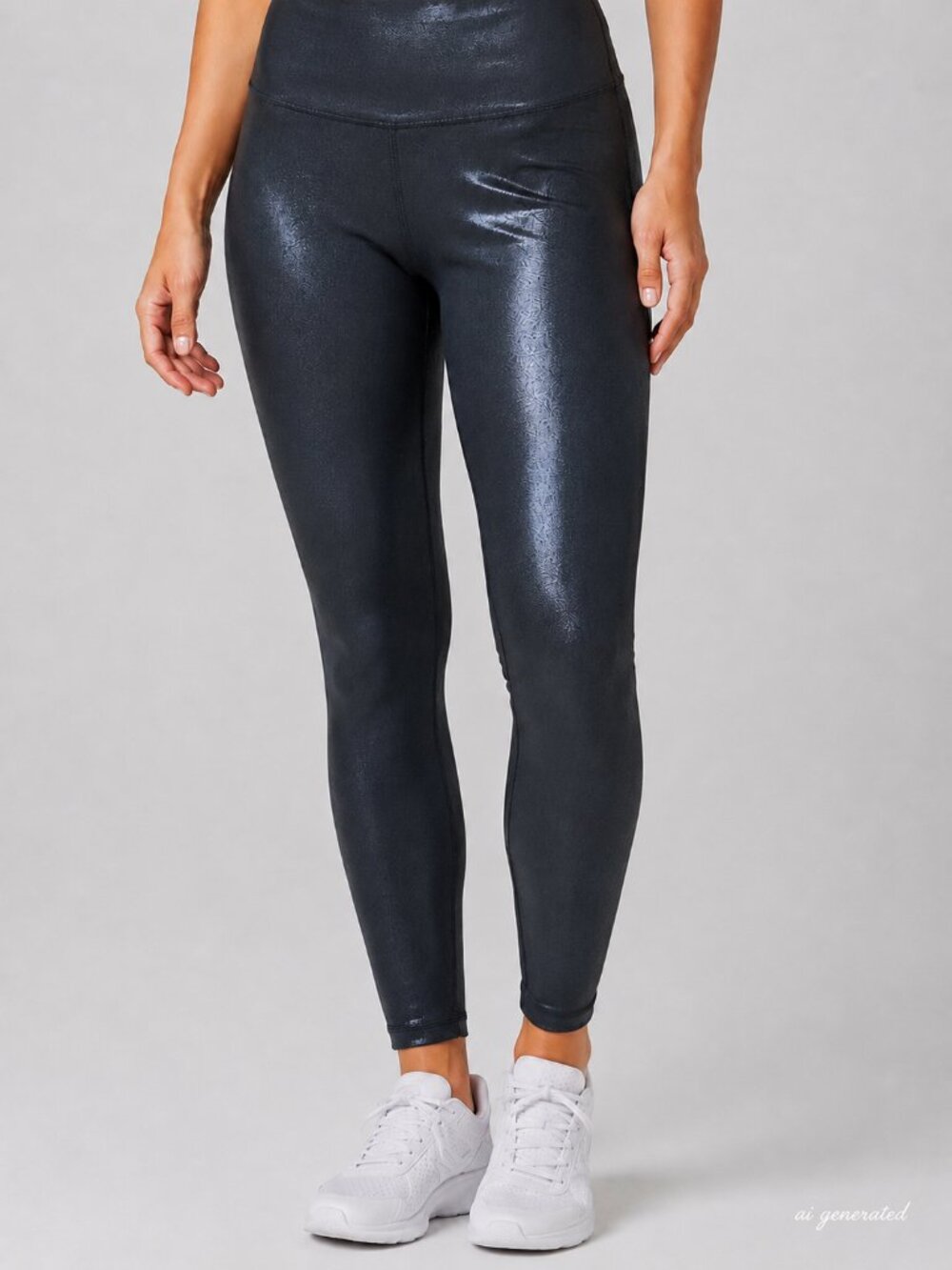 Athleta Leggings Elation Shine Tight Metallic Women’s XL Athleisure Yoga Workout